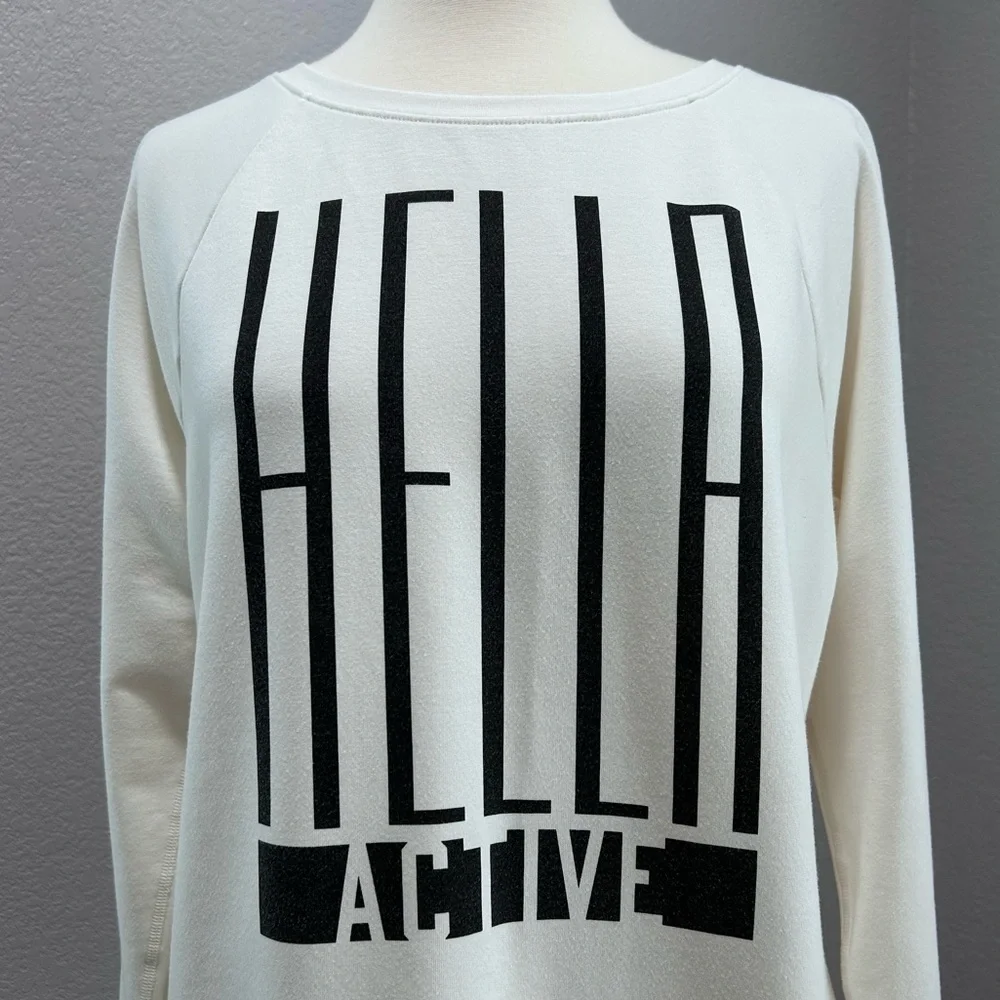 Lucy “Hella Active” Long Sleeve Message Sweatshirt - Picture 2 of 7